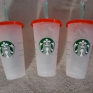 Starbucks marble color changing cups